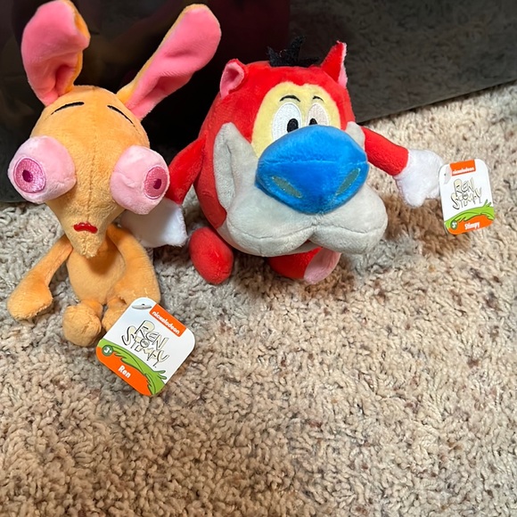 Nickelodeon Toys Bnwt Nickelodeon Just Play Ren Stimpy Stuffed